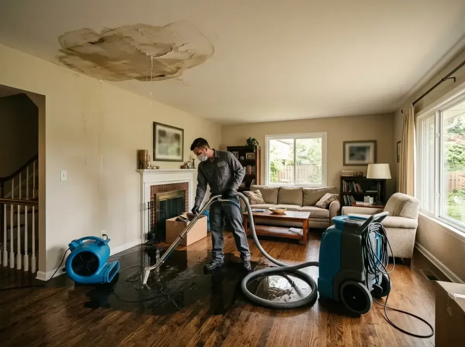 attic-pipe-burst-ceiling-drip-008 — frequently asked questions, Water Damage Restoration & Carpet Care in Wabasha, MN